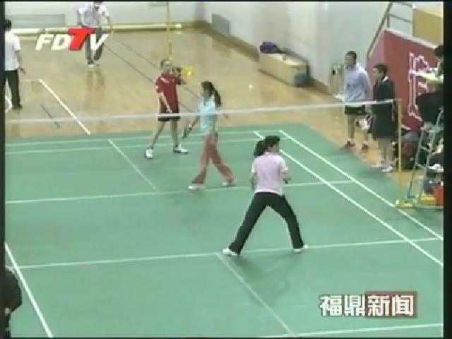 我市舉辦羽毛球團體對抗賽
