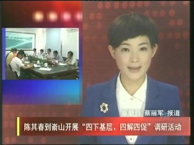 陳其春到崳山開展“四下基層、四解四促”調研活動