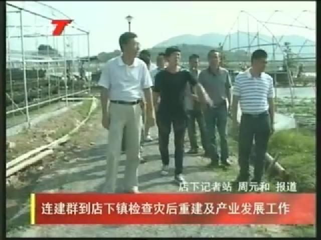 連建群到店下鎮檢查災后重建及產業發展工作