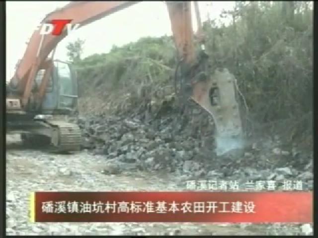 磻溪鎮油坑村高標準基本農田開工建設