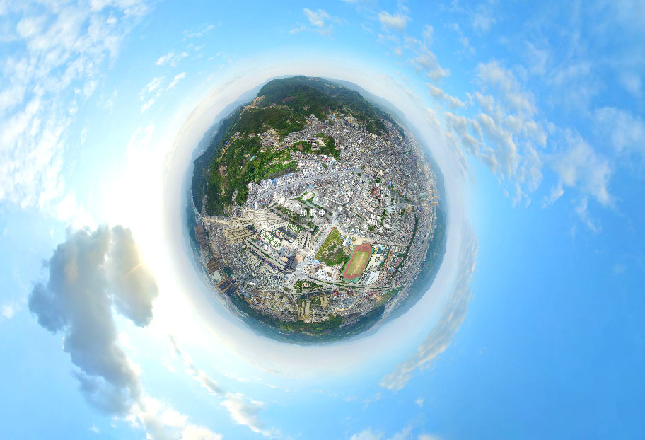 福鼎空中全景——福鼎中匯廣場