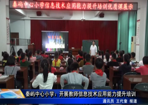 秦嶼中心小學：開展教師信息技術應用能力提升培訓
