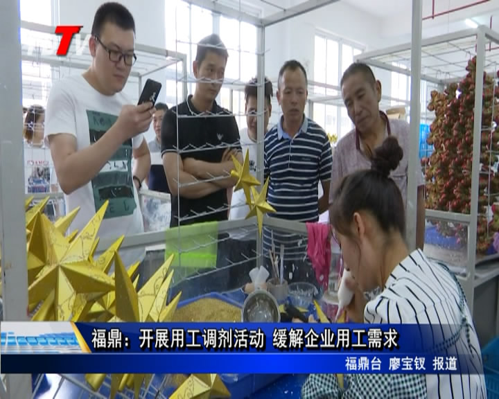 福鼎：開展用工調劑活動 緩解企業用工需求