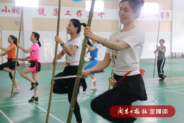 備戰省運 “槍擔舞”彰顯閩東特色