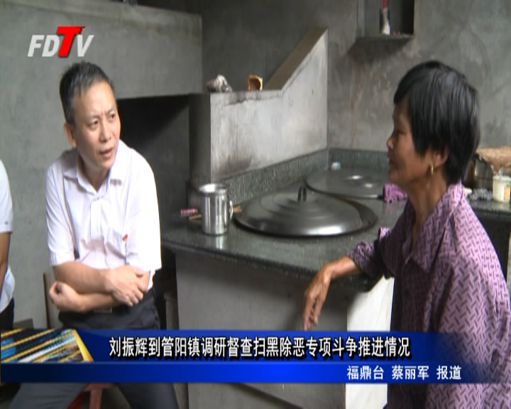 劉振輝到管陽鎮調研督查掃黑除惡專項斗爭推進情況