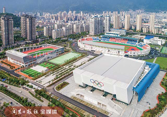 寧德市體育中心：中心城區地標性建筑 改造提升迎接省運會
