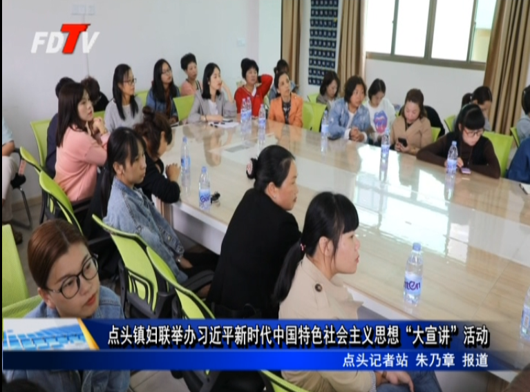 點頭鎮婦聯舉辦習近平新時代中國特色社會主義思想“大宣講”活動