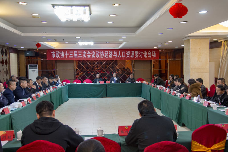 李紹美參加政協委員分組討論