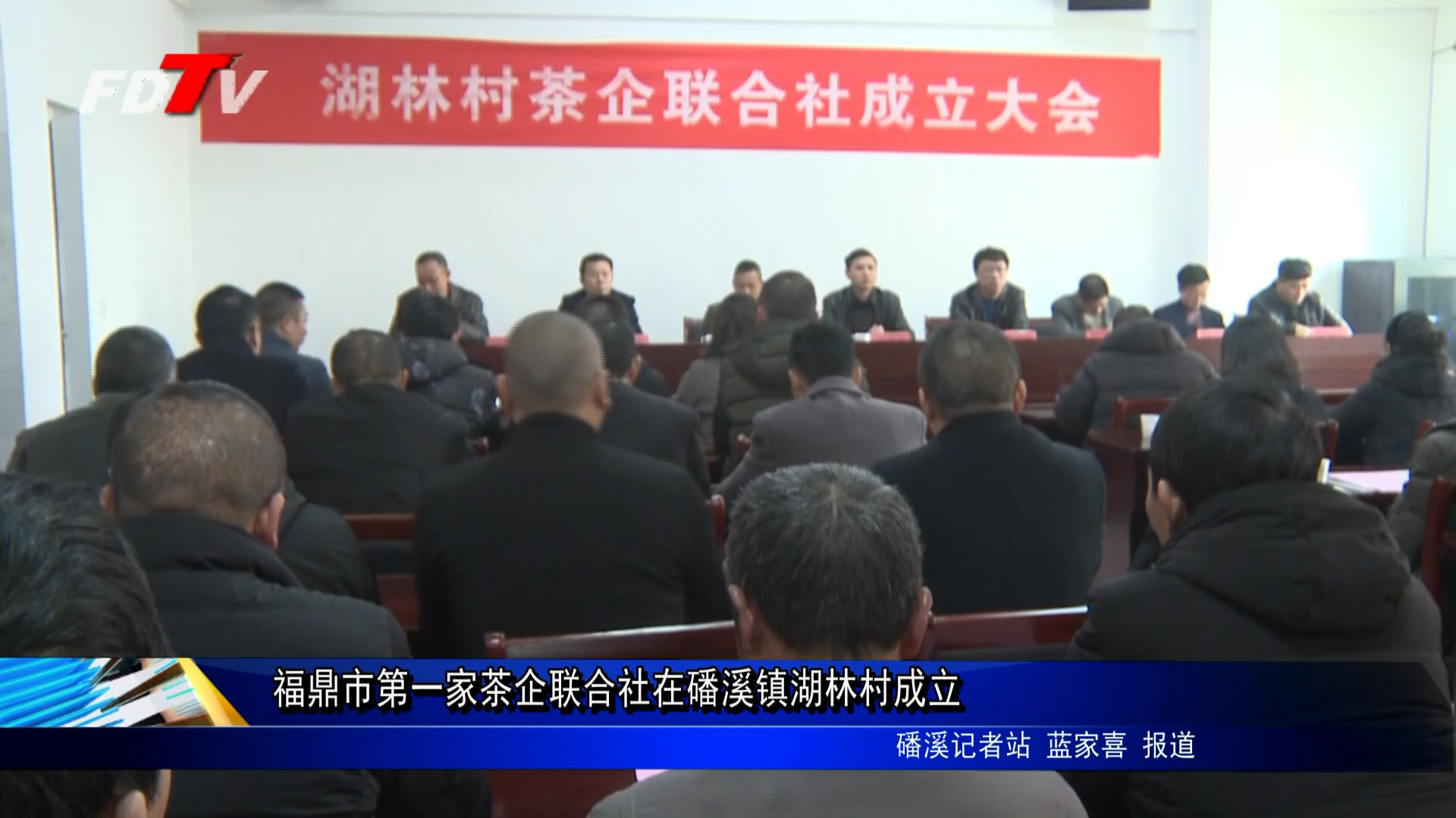 福鼎市第一家茶企聯合社在磻溪鎮湖林村成立