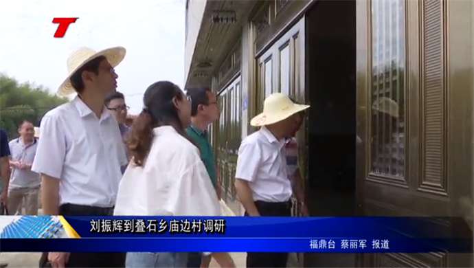 劉振輝到疊石鄉廟邊村調研