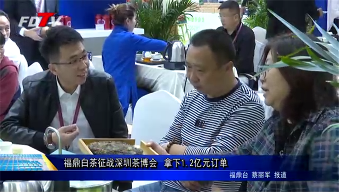 福鼎白茶征戰深圳茶博會??拿下1.2億元訂單