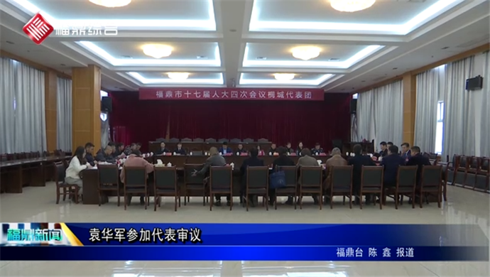 袁華軍參加代表審議