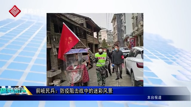 【一組圖片新聞】前岐民兵：防疫阻擊戰中的迷彩風景