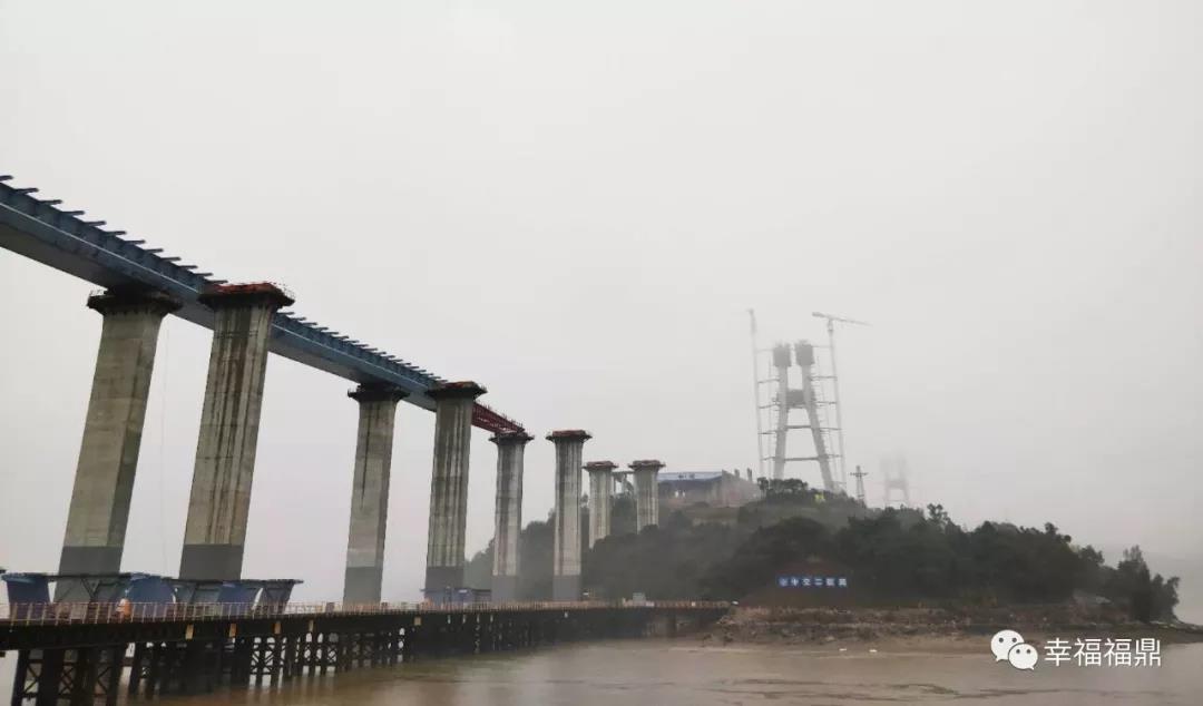 防疫情趕工期兩不誤，沙埕灣跨海大橋通道工程復工