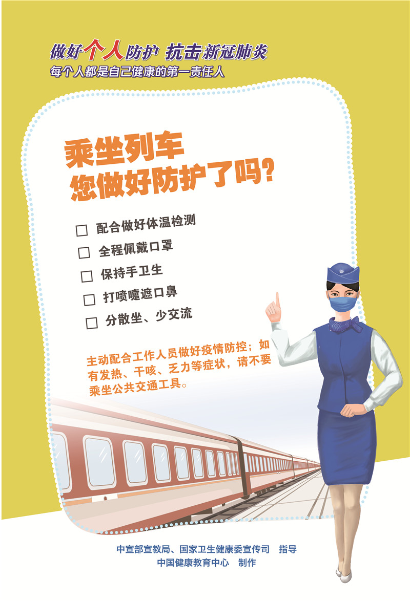 乘坐列車您做好防護了嗎？
