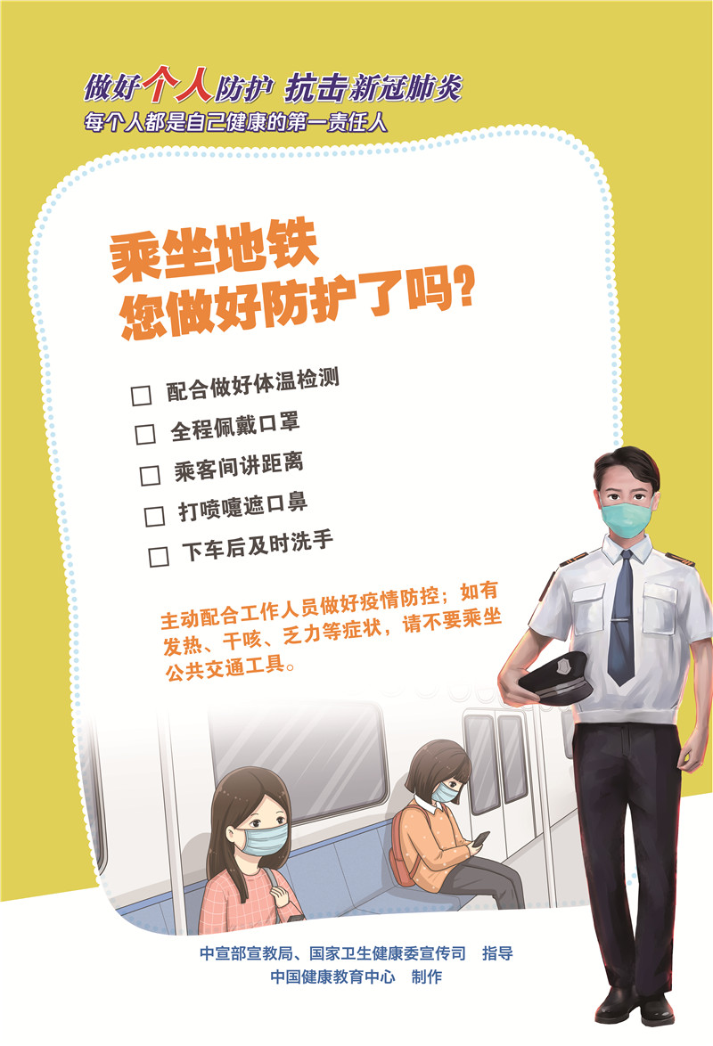 乘坐地鐵您做好防護了嗎？
