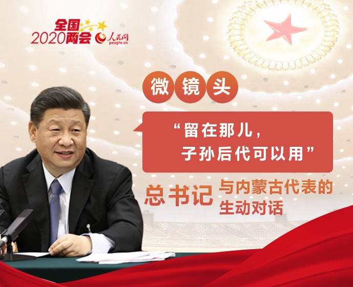 微鏡頭：“留在那兒，子孫后代可以用” ——總書記與內蒙古代表的生動對話