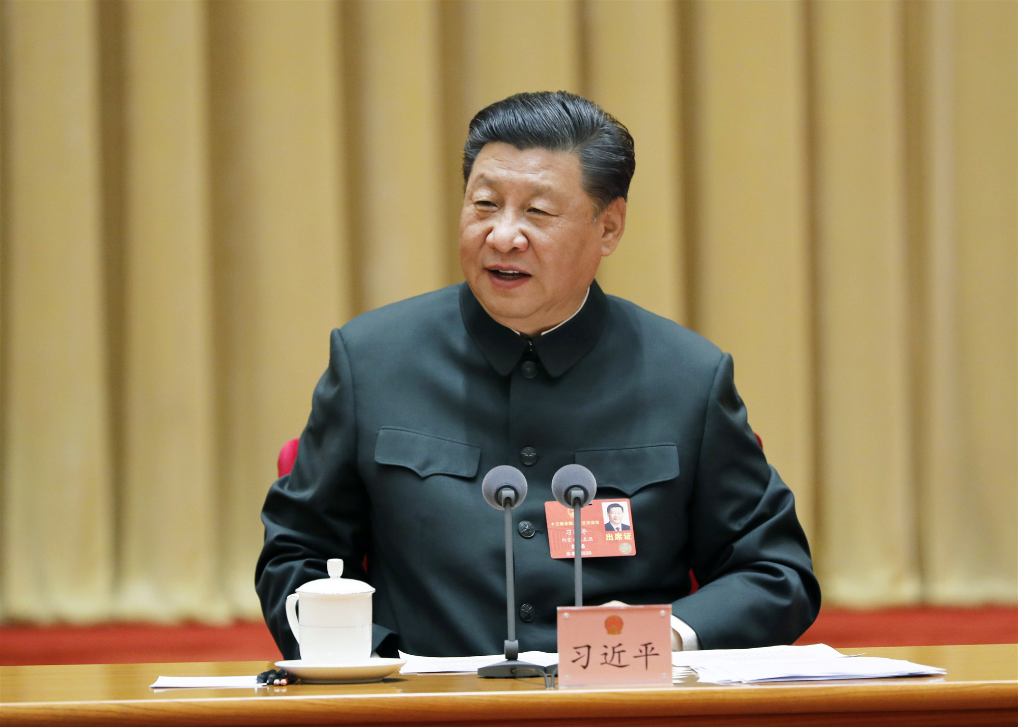 習近平在出席解放軍和武警部隊代表團全體會議時強調 在疫情防控常態化前提下扎實推進軍隊各項工作 堅決實現國防和軍隊建設2020年目標任務