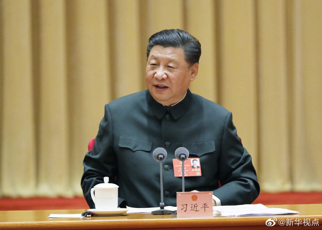 習近平出席解放軍和武警部隊代表團全體會議并發表重要講話
