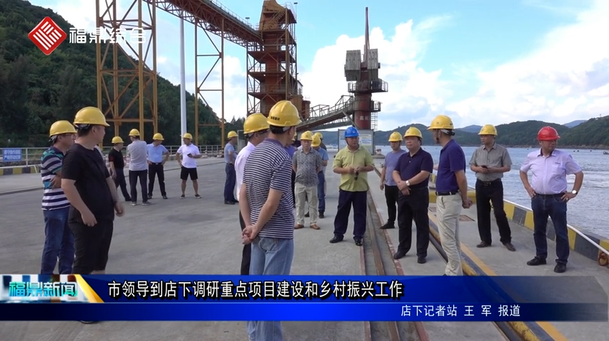 市領導到店下調研重點項目建設和鄉村振興工作