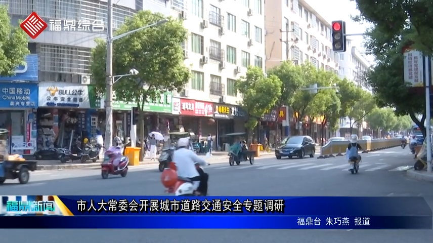 市人大常委會開展城市道路交通安全專題調研