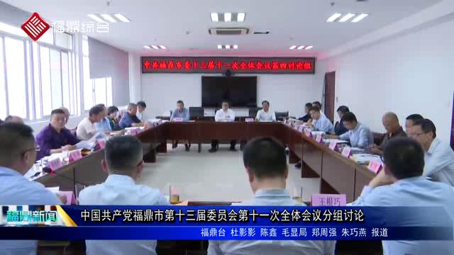 中國共產黨福鼎市第十三屆委員會第十一次全體會議分組討論
