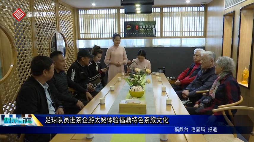 足球隊員進茶企游太姥體驗福鼎特色茶旅文化