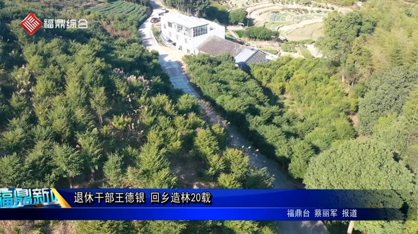 退休干部王德銀 回鄉造林20載