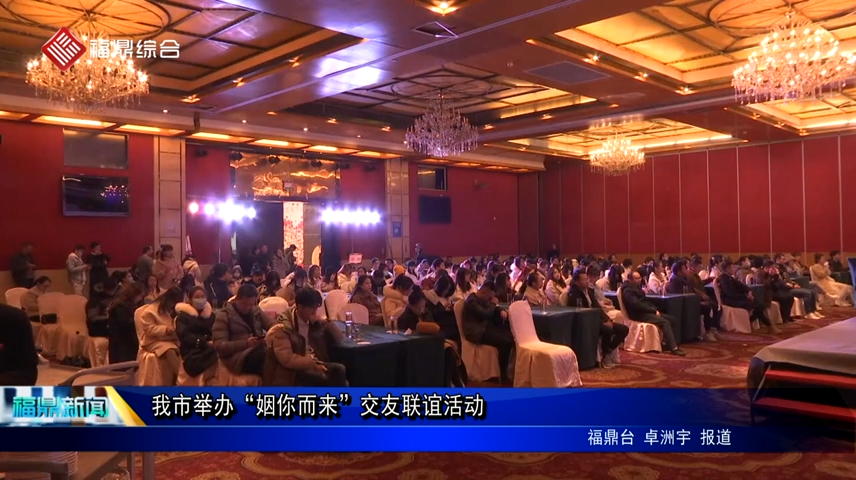 我市舉辦“姻你而來”交友聯誼活動
