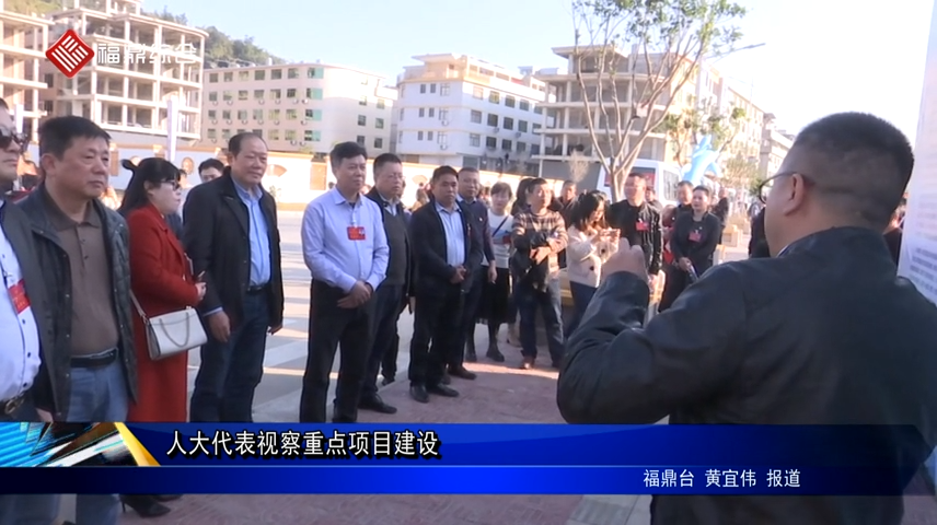 人大代表視察重點項目建設