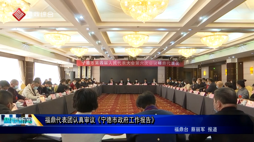 福鼎代表團認真審議《寧德市政府工作報告》