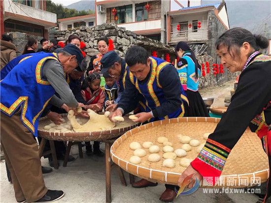 【網絡中國節?春節】福鼎畬族同胞：打糍粑 做豆腐 年味濃