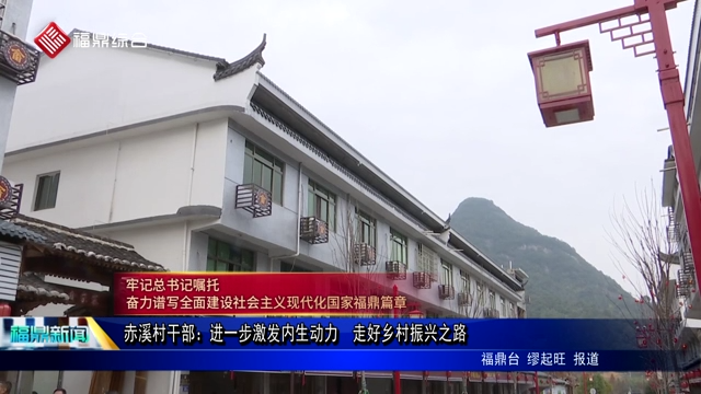 赤溪村干部：進一步激發內生動力  走好鄉村振興之路
