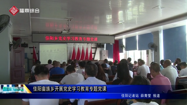 佳陽畬族鄉開展黨史學習教育專題黨課
