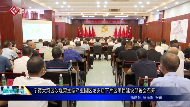 寧德大灣區沙埕灣生態產業園區龍安店下片區項目建設部署會召開