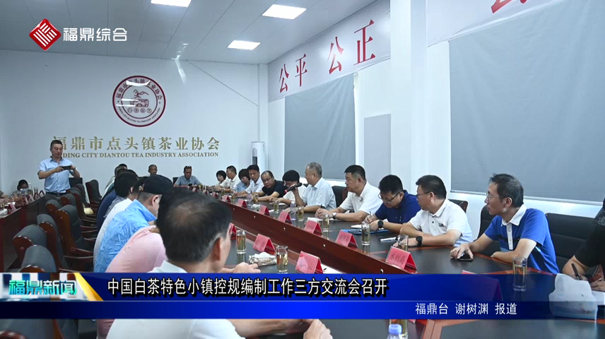 中國白茶特色小鎮控規編制工作三方交流會召開