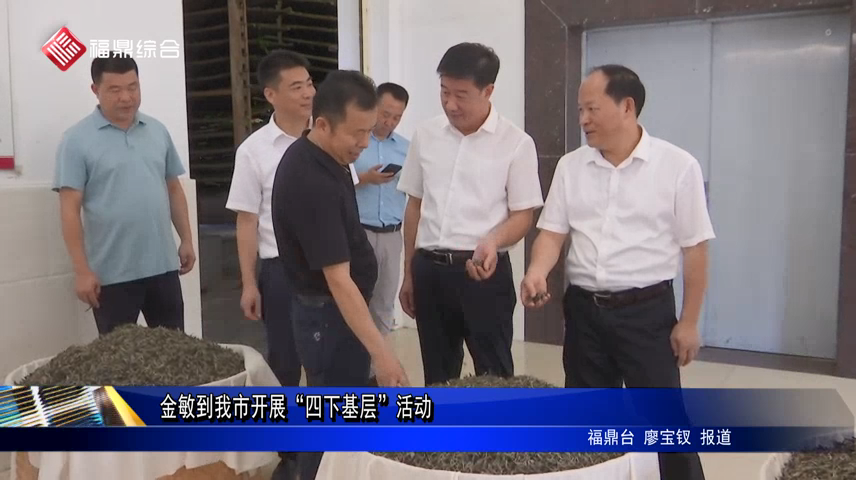金敏到我市開展“四下基層”活動