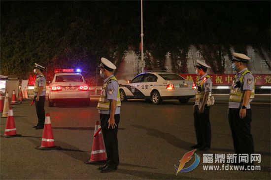 福鼎高速交警：開展夜查行動 守護交通安全