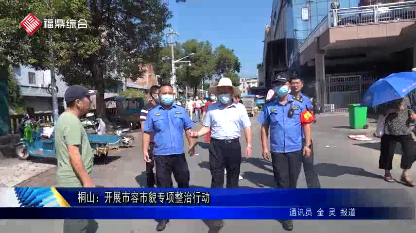 桐山：開展市容市貌專項整治行動