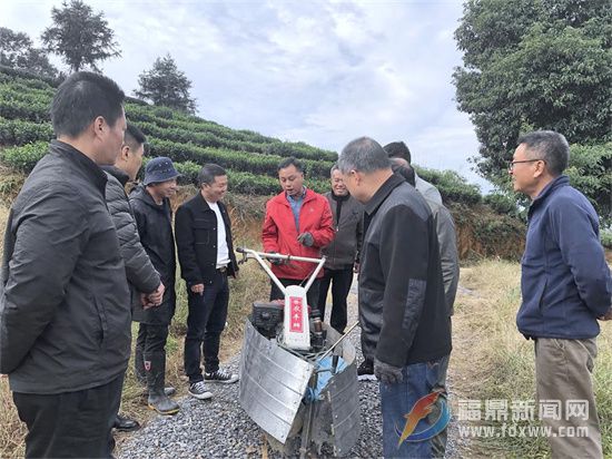 茶園管理耕作機械現場演示觀摩活動在點頭鎮舉行