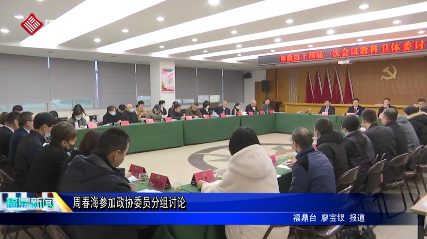 周春海參加政協委員分組討論