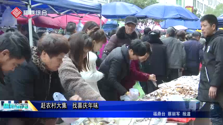 趕農村大集  找喜慶年味