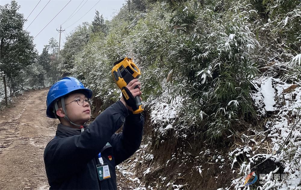 市供電公司：高山風雪巡銀線 浴“雪”奮戰保供電