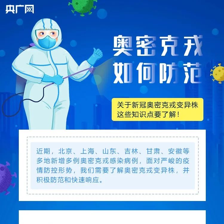 【福鼎科普】一圖讀懂|奧密克戎變異株應當如何防范？