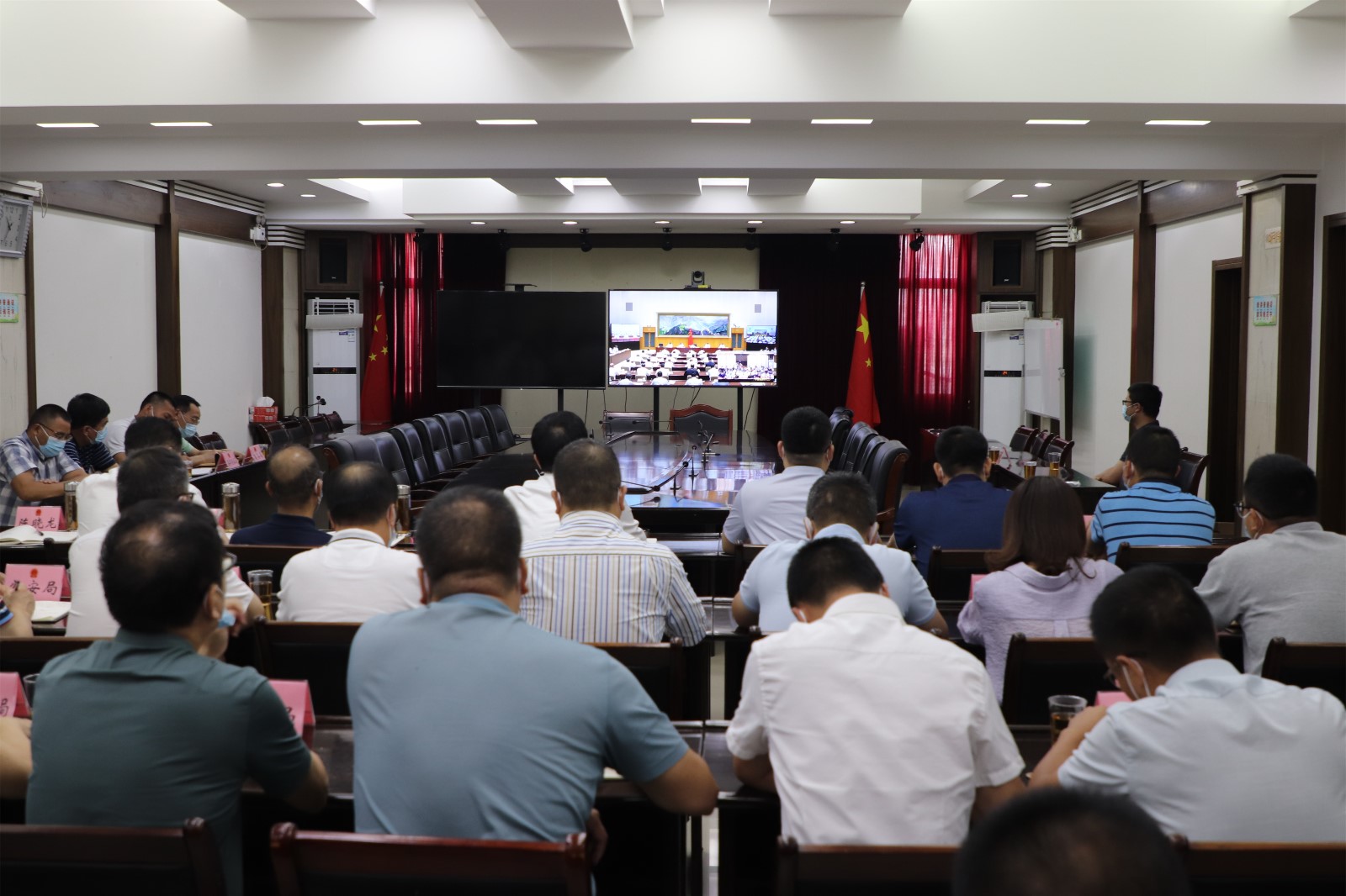 我市收聽收看全國、全省、寧德市安全生產電視電話會議