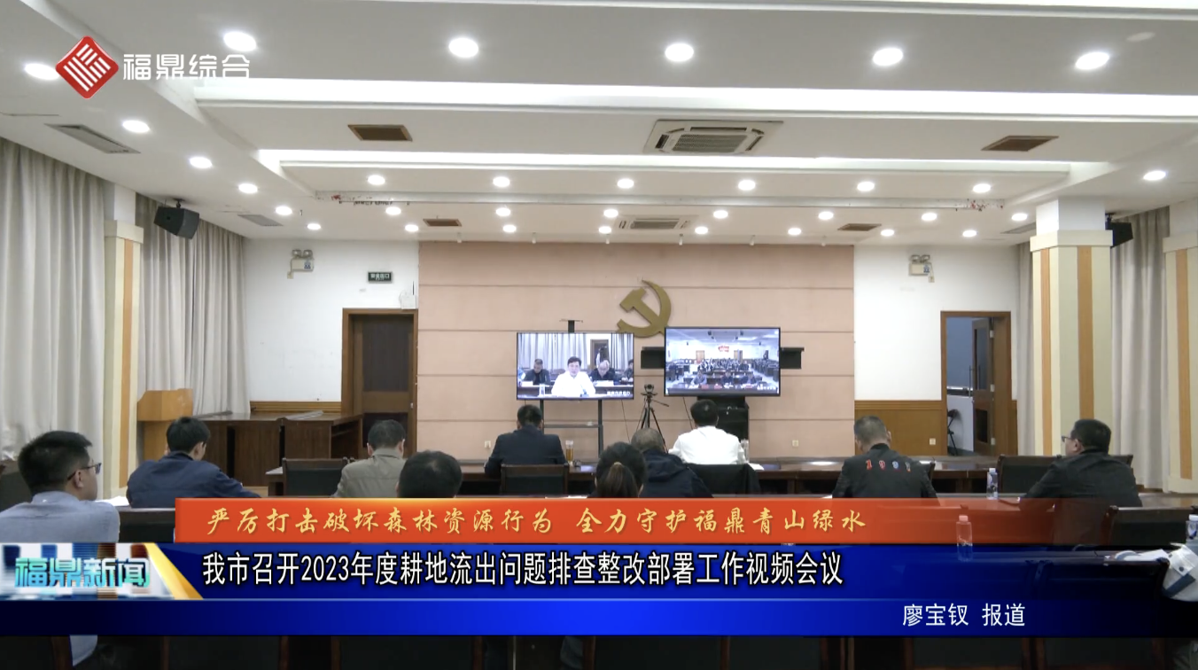 我市召開2023年度耕地流出問題排查整改部署工作視頻會議