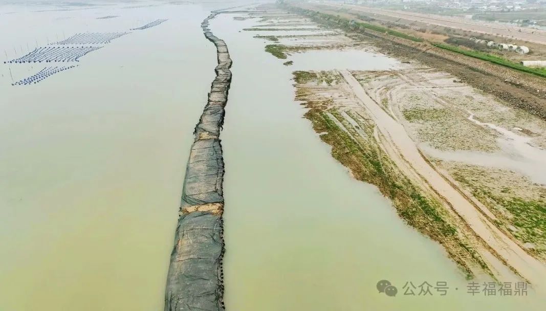 寧德海洋生態保護修復工程進入圍堰階段